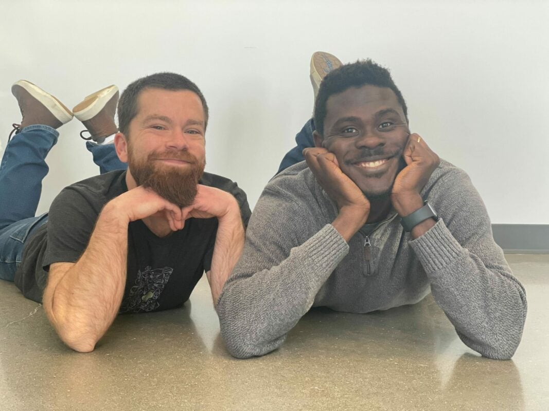 Photo of Brad Reiser and Robert Darku